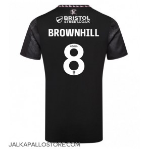 Burnley Josh Brownhill #8 Vieraspaita 2024-25 Lyhythihainen